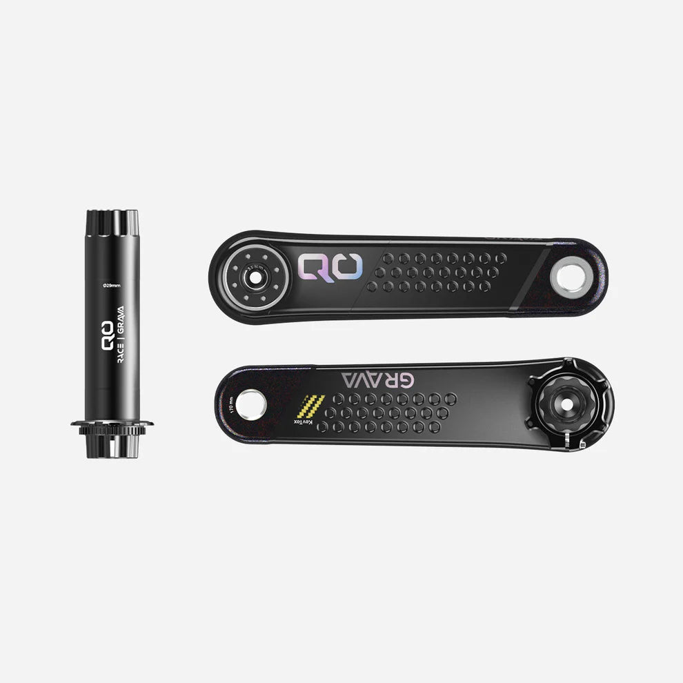 QO GRAVA - Gravel Carbon Cranks & Spindle